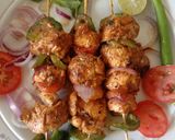 A picture of step 8 of Chicken Shashlik (Malai Boti) 🍢🍢🍢.