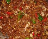 Foto langkah ke 3 dari resep Tumis Pedas Tempe + Daging.