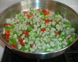 Foto del paso 2 de la receta Arroz seco de la huerta con cigalas