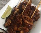 Foto langkah ke 7 dari resep Sate Jamur Tiram Sambal Kecap (Bakar Teflon).