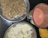 A picture of step 2 of Chole tikki.