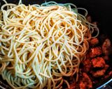 Foto del paso 3 de la receta ESPAGUETTIS🍝Con Tomate🍅 Seco al orégano y Pesto...!