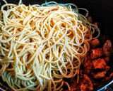 Foto del paso 3 de la receta: ESPAGUETTIS🍝Con Tomate🍅 Seco al orégano y Pesto...!
