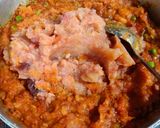 A picture of step 4 of Bhaji.