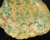 A picture of step 4 of Oats & Rice flour vegetable chila.