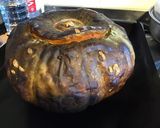 Une image de l'étape 7 de Purée de courge bernettine à la brousse corse,oignon de roscoff et persil.