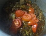 A picture of step 5 of Gobhi gosht /mutton with cauliflower.