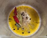 A picture of step 1 of Lauki chana dal sabji.