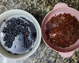 A picture of step 1 of Brown Rice and Black Bean Milk.
