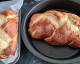Foto langkah ke 9 dari resep Brioche tressée (roti kepang).