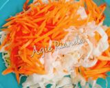 A picture of step 1 of Coleslaw.