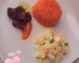 A picture of step 3 of Jollof rice.