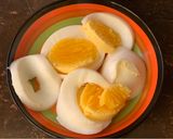 A picture of step 1 of Mini Egg sandwich 🥪.
