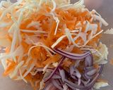 A picture of step 1 of Coleslaw.