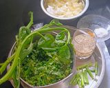 A picture of step 1 of Malabar Spenich with potatoes,A Classic Bengali Dish.