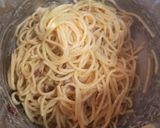 Foto del paso 8 de la receta: Spaghetti carbonara (sin nata) 🍝
