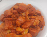 Foto del paso 9 de la receta: Salchipapas con tomate