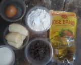 Foto langkah ke 1 dari resep Muffin Pisang RedVelvet.