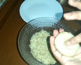 A picture of step 3 of Bird's nest kabab (ghonsla kabab).