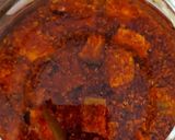 A picture of step 3 of Mango pickle.