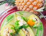 Hình bước làm 4 của món Canh khổ qua (chay)