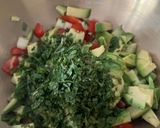 Foto del paso 8 de la receta Tabulé Estilo Marroquí con Melón Cantalupo y Pechuga con Cebolla Caramelizada en Salsa de Ostras !!!
