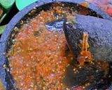 Foto langkah ke 2 dari resep Sambal Dadak Terasi super pedes.