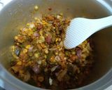 A picture of step 3 of Mixed veg pulao in electric Rice Cooker.