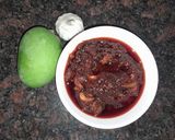 A picture of step 4 of Raw mango,garlic pickle.