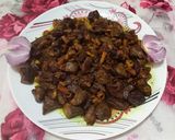عکس مرحله 1 از دستور قاورمه دل و جگر گوسفندی🐑