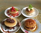 Hình bước làm 6 của món Bánh pancake hay còn gọi là bánh rán đôrêmon