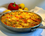 Foto del paso 5 de la receta: Arroz con alcachofas y gambas en sartén