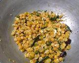 A picture of step 2 of Coconut Mango White Peas Pattani Sundal.