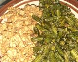 Foto langkah ke 1 dari resep Tumis kacang panjang dan tempe.