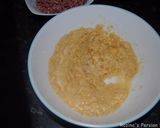 A picture of step 1 of Kufteh bozbash (stuffed meatball).