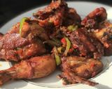 A picture of step 2 of Pepper chicken.