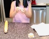 รูปขั้นตอนการทำที่ 7 ของ ซาลาเปาไส้ครีม custard bun