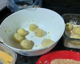 Foto del paso 4 de la receta: Tortitas crunchy de patata y bacalao