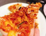 Hình bước làm 6 của món Pizza bò bằm khô gà ngô ngọt