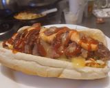 Foto del paso 9 de la receta: Sándwich de cerdo y ensalada fresca🥙🌯🍖
