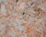 A picture of step 1 of Mooli parantha.