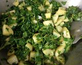 आलू मेथी का भुजिया (aloo methi ka bhujiya recipe in Hindi) रेसिपी चरण 3 फोटो