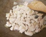 A picture of step 1 of My Chicken with Pineapple fried Rice. 😘.