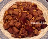 A picture of step 4 of Braised Tofu with Sweet Bean Sauce.
