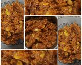 A picture of step 1 of Gajar ka Halwa with fresh malai.