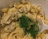A picture of step 5 of Spaghetti with Lemon Pesto.