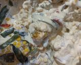 Foto del paso 3 de la receta: Rajas en crema con elote y pollo