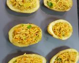 A picture of step 7 of Maggi stuffed jacket potatoes.