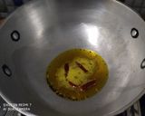 A picture of step 3 of Pumpkin and soyabean fry.