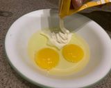 A picture of step 2 of Sweet scrambled egg💕.